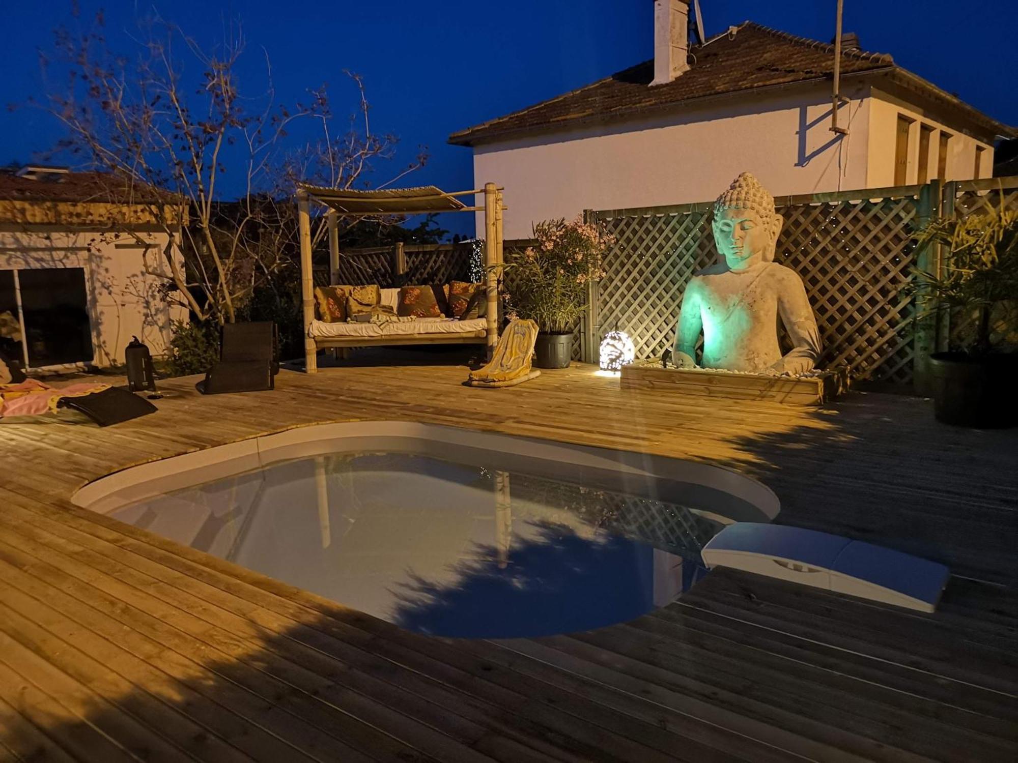 La Serenite Balinaise, Chambre Et Sdb Privee, Jardin , Piscine Et Jacuzzi En Saison, Pres De Chantilly, Parc Asterix Et Cdg Et Paris En 20' Orry-La-Ville Exterior foto