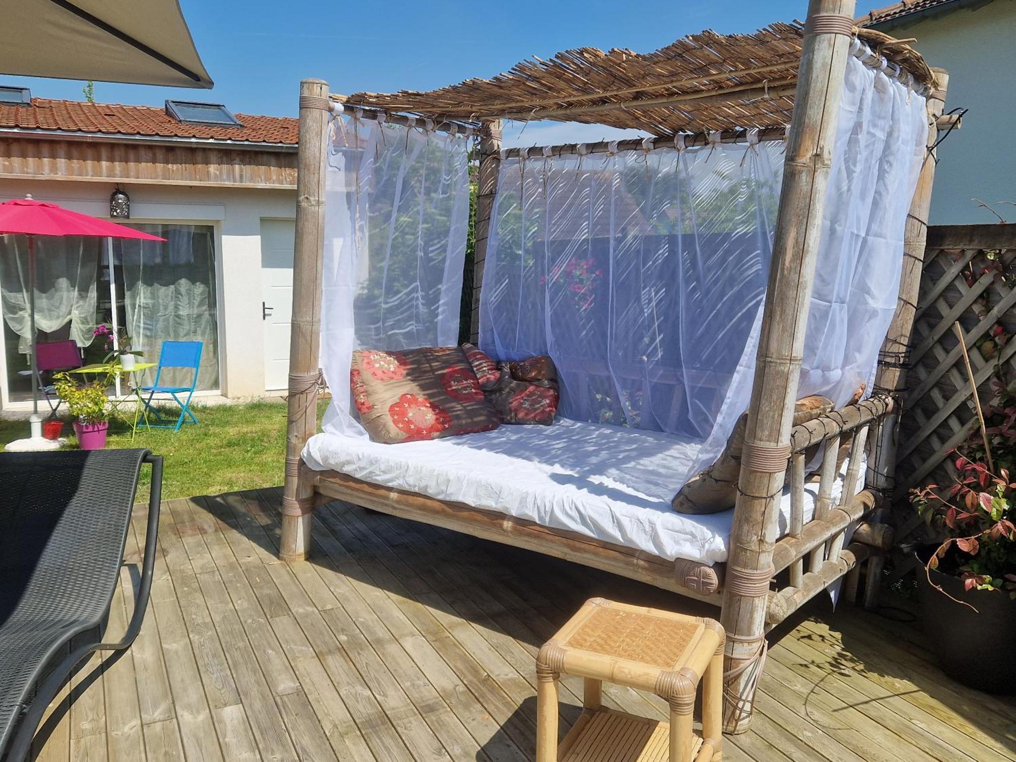 La Serenite Balinaise, Chambre Et Sdb Privee, Jardin , Piscine Et Jacuzzi En Saison, Pres De Chantilly, Parc Asterix Et Cdg Et Paris En 20' Orry-La-Ville Exterior foto