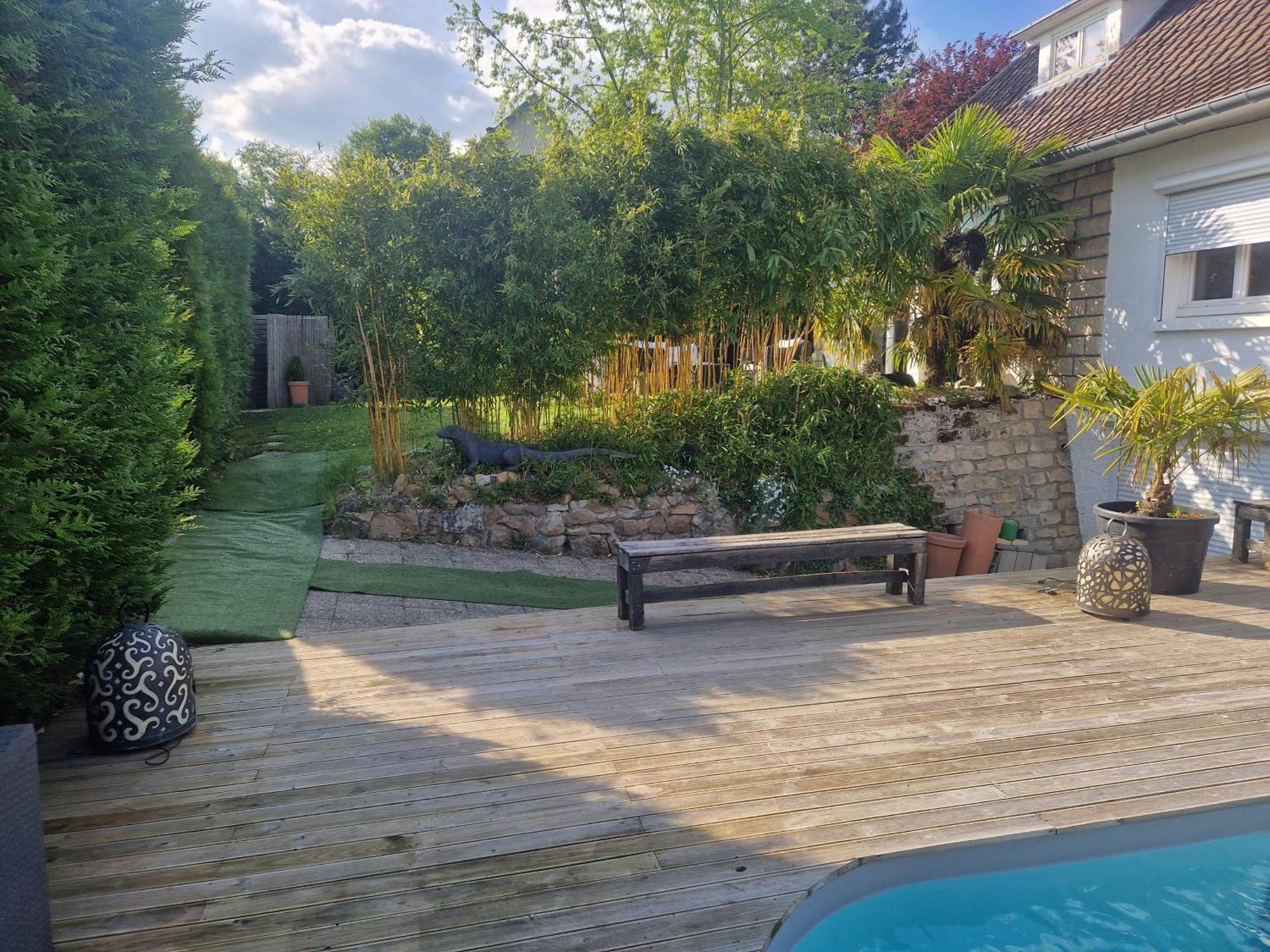 La Serenite Balinaise, Chambre Et Sdb Privee, Jardin , Piscine Et Jacuzzi En Saison, Pres De Chantilly, Parc Asterix Et Cdg Et Paris En 20' Orry-La-Ville Exterior foto